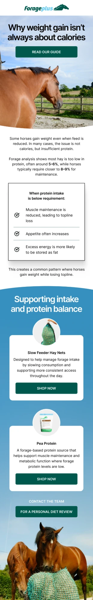 Forageplus, Pet Care