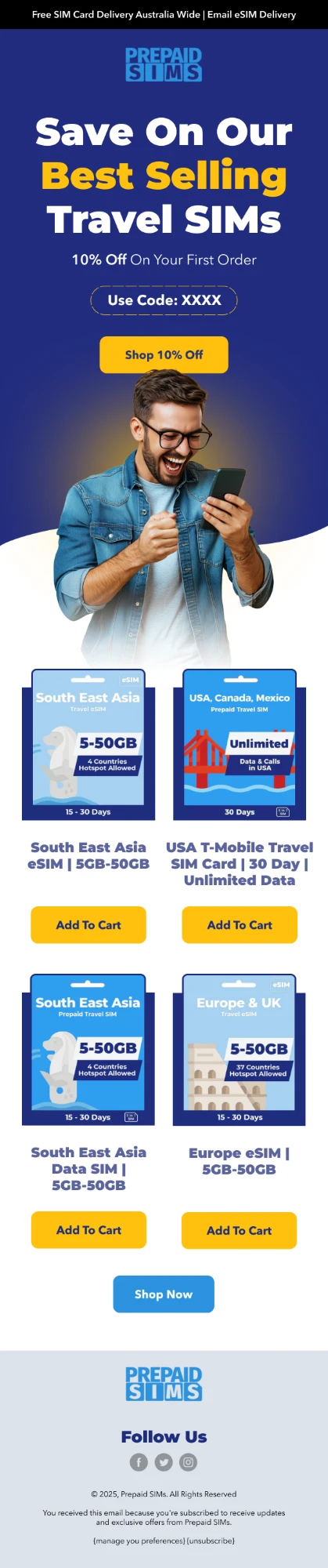 Prepaid SIMs, Telecom & Travel
